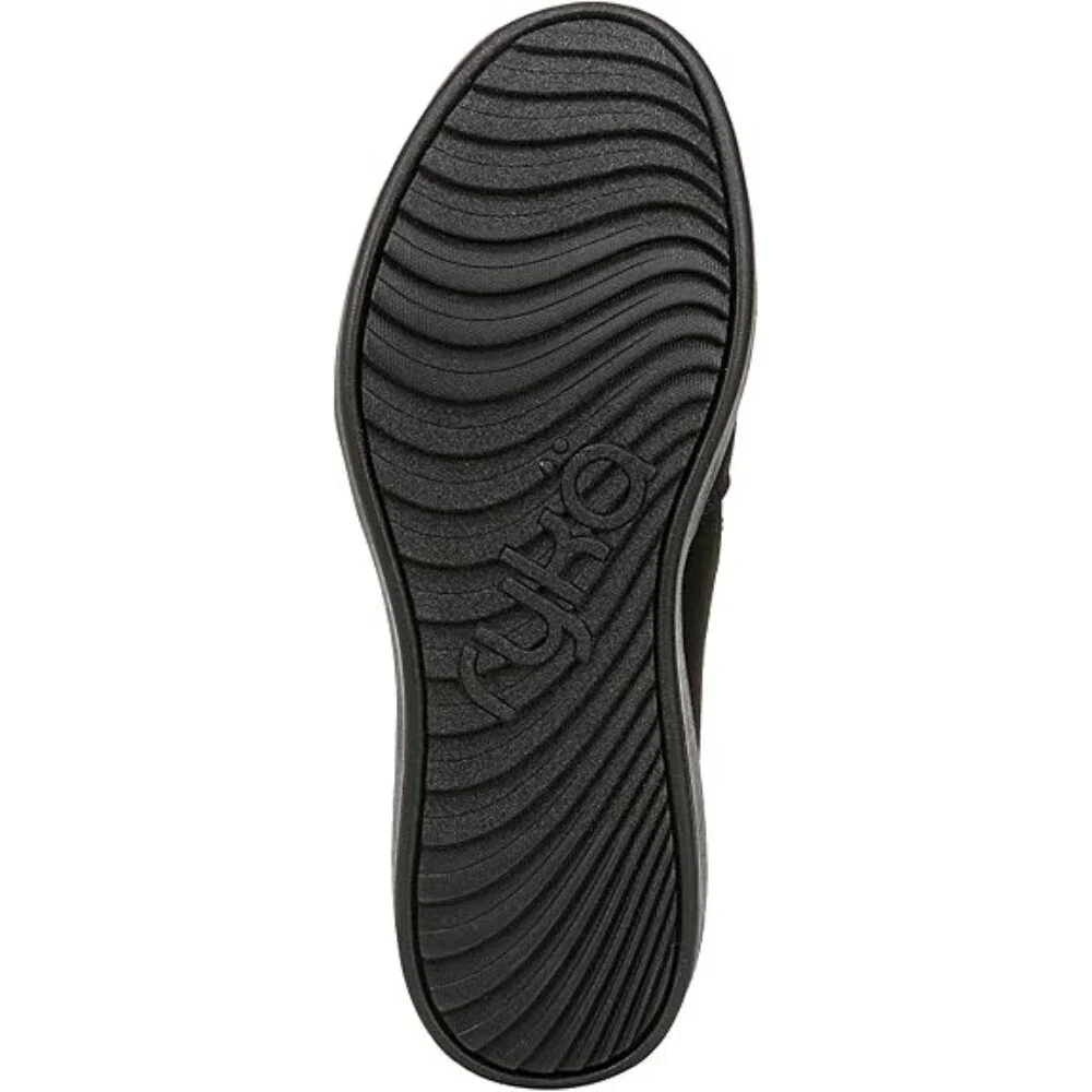 Ryka Luminous I8637F1002 Sneakers Women's 10 Black Slip On Walking Shoes GAL1068